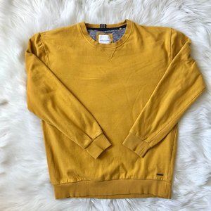 Denim & Flower Ricky Singh Mustard Sweatshirt M